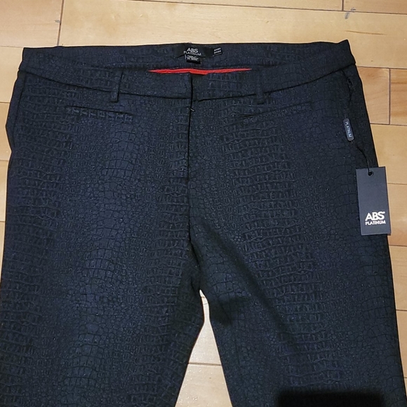 ABS Platinum Snakeskin Skinny pants size 14 - Picture 3 of 7